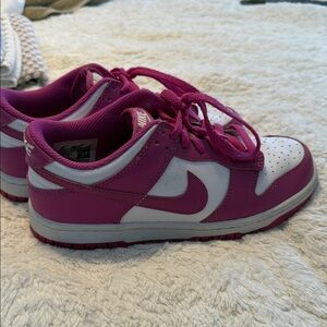 Nike Fuchsia and White Athletic Shoes